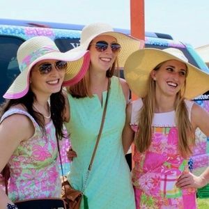 LILLY PULITZER Patchwork Dress with POCKETS!